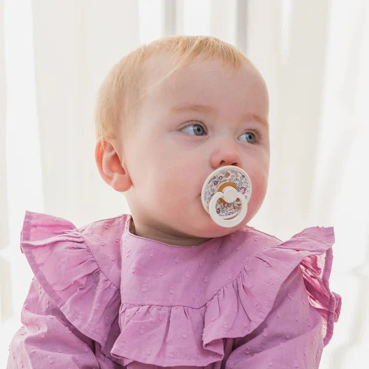 BIBS Tettarella Taglia 1 Liberty Camomilla Prato/Baby Blue 2 pezzi - immagine 3