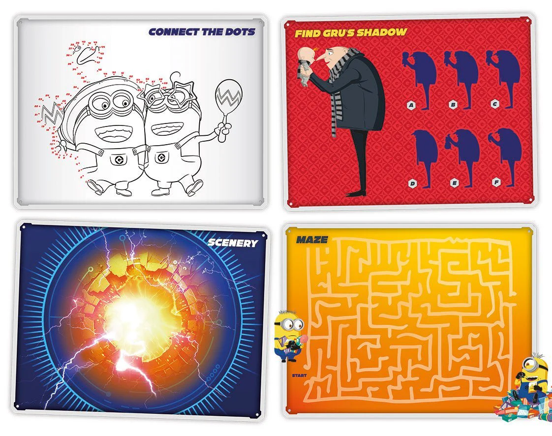 Adesivi Minions 7 pezzi - immagine 4