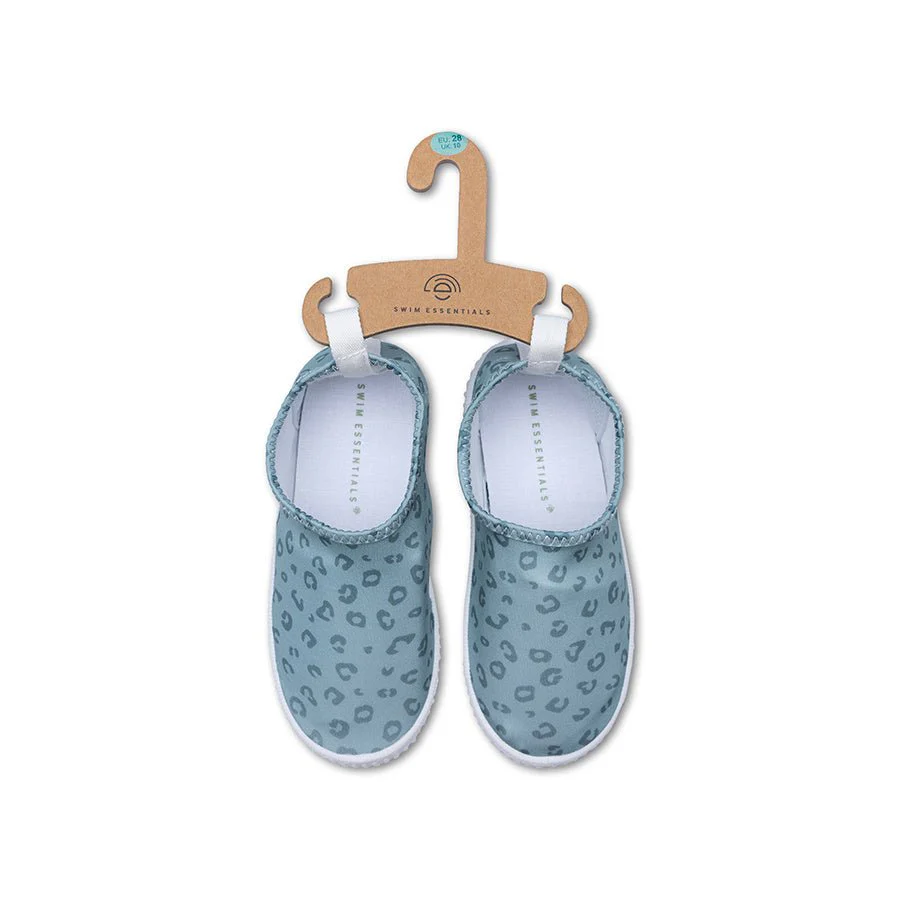 Swim Essentials Scarpe da acqua Antiscivolo Verde Leopardo Lycra - immagine 6