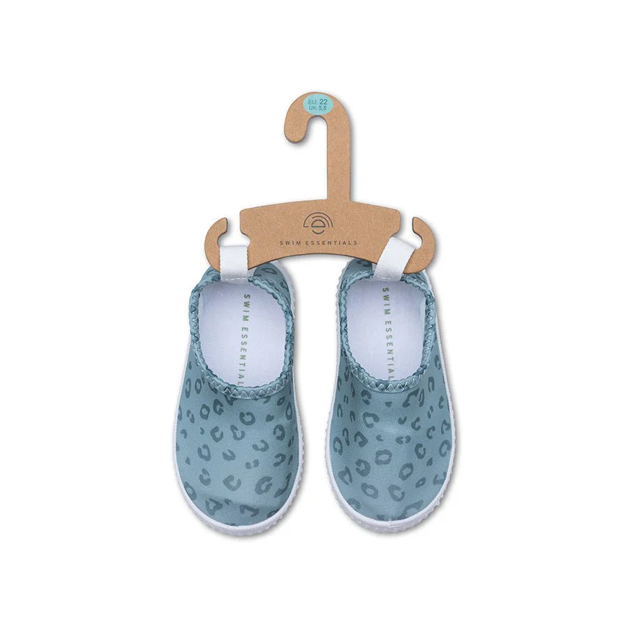 Swim Essentials Scarpe da acqua Antiscivolo Verde Leopardo Lycra - immagine 7